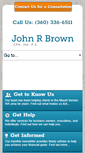 Mobile Screenshot of johnrbrowncpa.com
